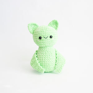 Green Plushie Bat Crochet Pattern - Amigurumi