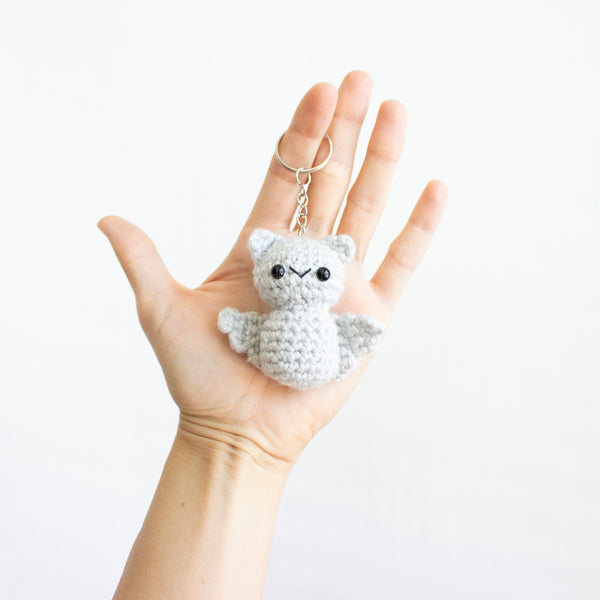Halloween Crochet Keychains - Mini Amigurumi Bat Pattern