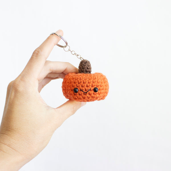 Halloween Crochet Keychains - Mini Amigurumi Pumpkin Pattern