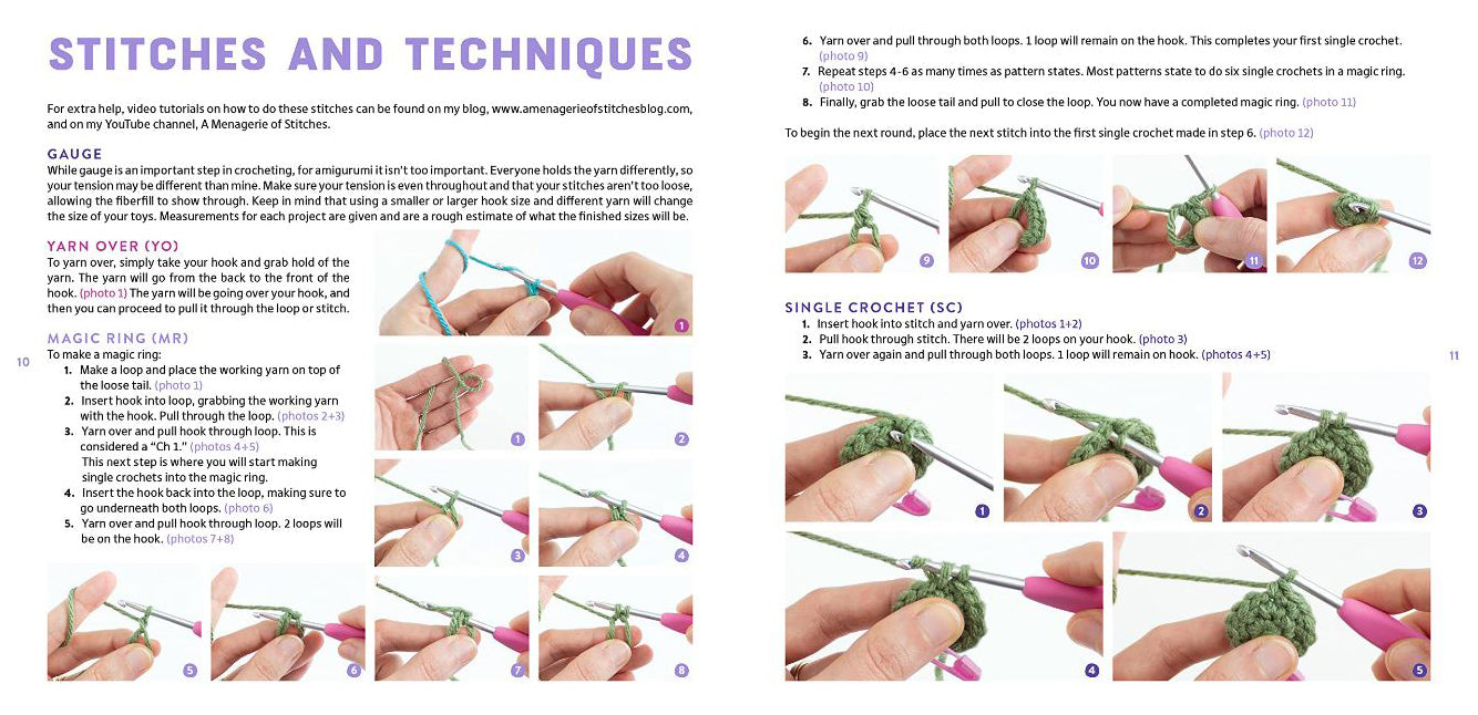 Animal Amigurumi Adventures v1 - Crochet Stitches How To
